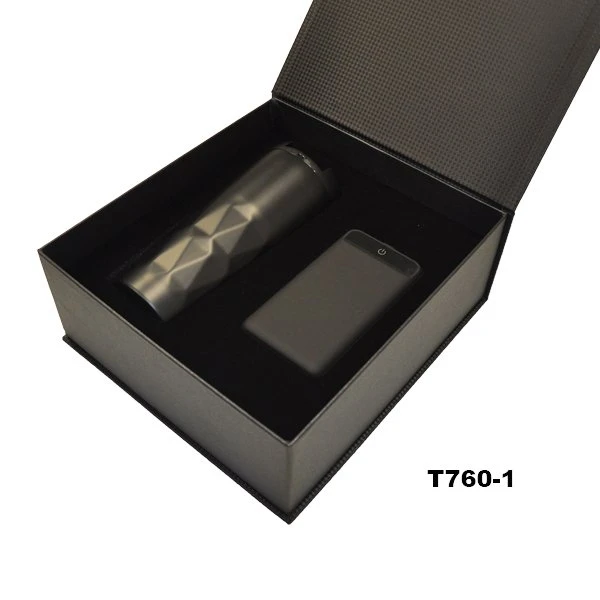 2 Ürünlü Vip Kutulu Hediye Seti (10.000 mAh Powerbank - Termos) Promozone