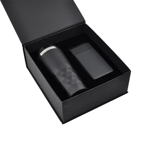 2 Ürünlü Vip Kutulu Hediye Seti (10.000 mAh Powerbank - Termos) Promozone
