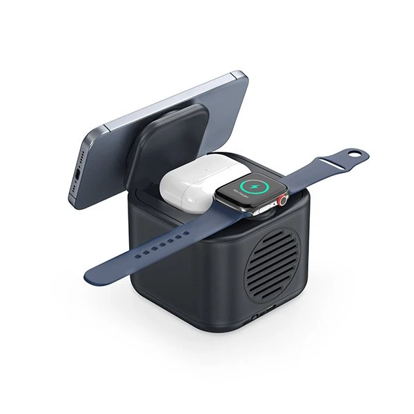 Kablosuz Magsafe Şarj Cihazı (Hoparlör-Akıllı Telefon-Saat-Kulaklık) 22.5W Hızlı Şarj Promozone