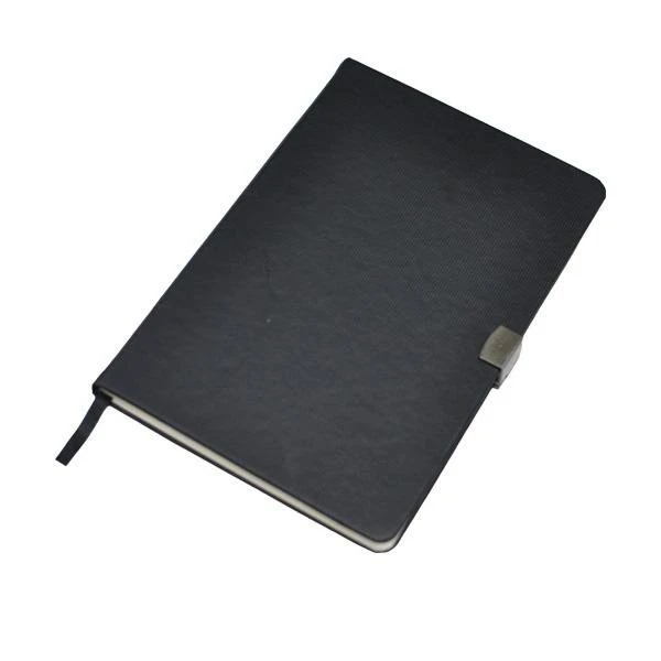 14 x 21 cm Termo Deri Kapaklı Tarihsiz Defter, 224 Sayfa, 80gr. Ivory Çizgili İç Kağıt, Metal Kilit, Kenarları Boyalı Promozone