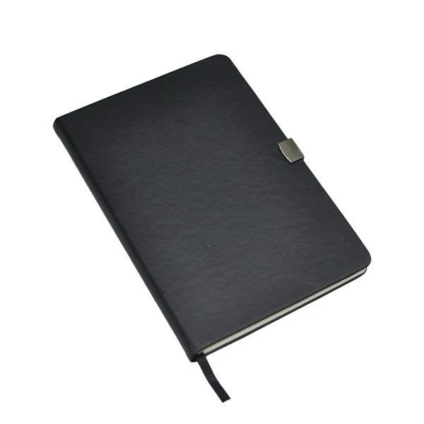 14 x 21 cm Termo Deri Kapaklı Tarihsiz Defter, 224 Sayfa, 80gr. Ivory Çizgili İç Kağıt, Metal Kilit, Kenarları Boyalı Promozone