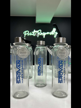 500 ml Cam Matara Şu Şişesi Kılıfsız