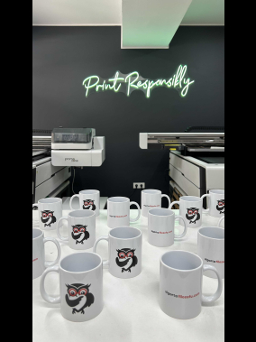 Porselen Süblimasyon Klasik Silindir Promosyon Kupa Bardak - Kutulu