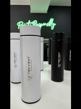 450 ML Isı Derecesi Gösteren Dijital Göstergeli Çelik Termos