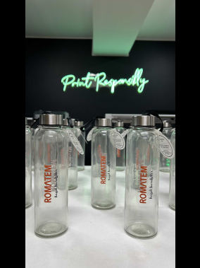 500 ml Cam Matara Şu Şişesi Kılıfsız