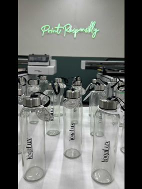 500 ml Cam Matara Şu Şişesi Kılıfsız