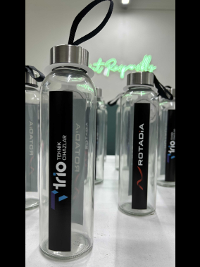 500 ml Cam Matara Şu Şişesi Kılıfsız