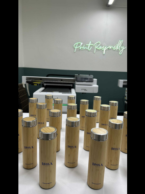 450 ml Filtreli Bambu Termos