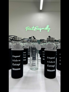 500 ml Kılıflı Cam Şişe