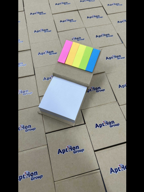 Geri Dönüşüm Renkli Yapışkanlı Notluk