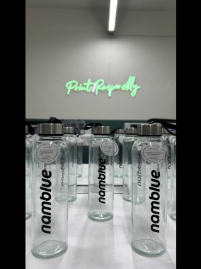 500 ml Cam Matara Şu Şişesi Kılıfsız