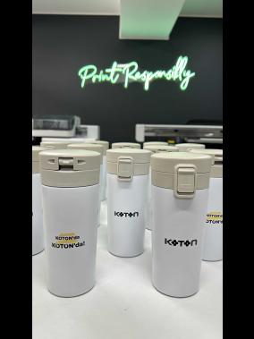 380 ml Kaydırmaz Taban Termos Bardak