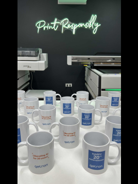 Porselen Süblimasyon Klasik Silindir Promosyon Kupa Bardak - Kutulu