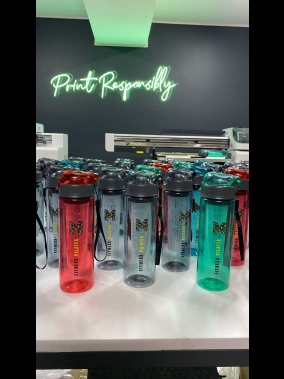 500 ML Detoks Filtreli Plastik Su Şişesi