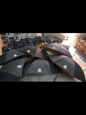 Ahşap Saplı 8 Panel Fiber Glass Baston Şemsiye