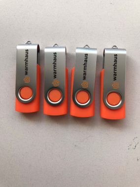 128 GB Döner Metal Başlıklı USB Bellek