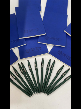 13 x 21 cm Termo Deri Terzi Dikişli Yumuşak Kapaklı Tarihsiz Defter, 80 Sayfa, 80gr. Ivory Çizgili İç Kağıt