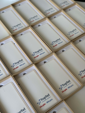 10000 mAh Deri Görünümlü Powerbank