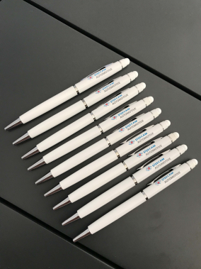 Çevirmeli Metal Dokunmatikli Touchpen Tükenmez Kalem