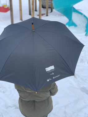 Ahşap Saplı 8 Panel Fiber Glass Baston Şemsiye