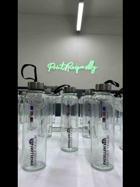 500 ml Cam Matara Şu Şişesi Kılıfsız