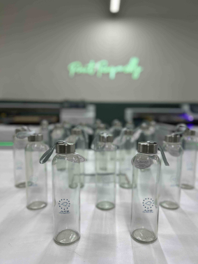 500 ml Cam Matara Şu Şişesi Kılıfsız