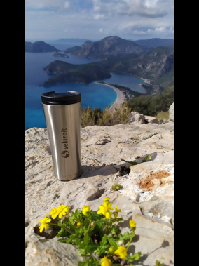 500 ml Kaydırmaz Taban Termos Bardak