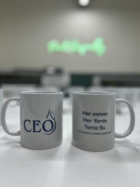 Porselen Süblimasyon Klasik Silindir Promosyon Kupa Bardak - Kutulu