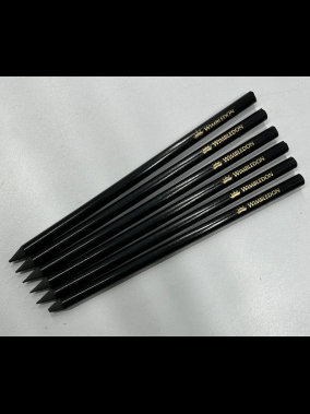 Natural  Yuvarlak Siyah Latalı Kurşun Kalem