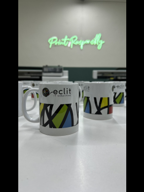 Porselen Süblimasyon Klasik Silindir Promosyon Kupa Bardak - Kutulu