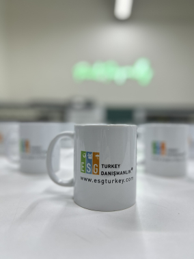 Porselen Süblimasyon Klasik Silindir Promosyon Kupa Bardak - Kutulu