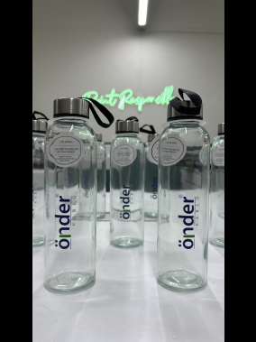 500 ml Cam Matara Şu Şişesi Kılıfsız