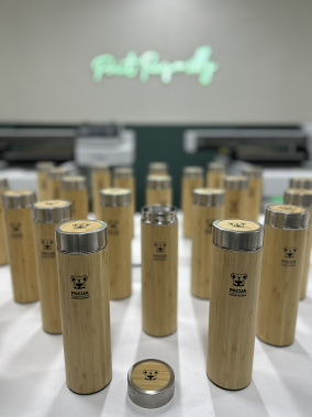 450 ml Filtreli Bambu Termos