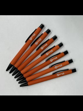 Rubber  Gövde Metal Tükenmez Kalem