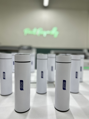 450 ML Isı Derecesi Gösteren Dijital Göstergeli Çelik Termos