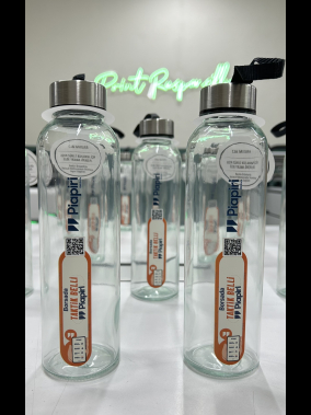 500 ml Cam Matara Şu Şişesi Kılıfsız