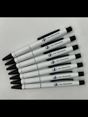 Jel Refil Basmalı Metal Tükenmez Kalem