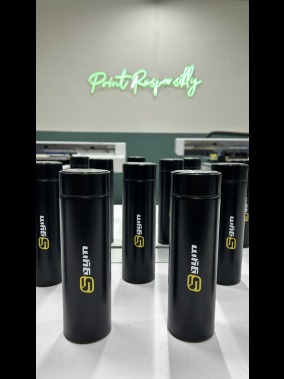 450 ML Isı Derecesi Gösteren Dijital Göstergeli Çelik Termos