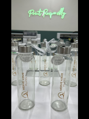 500 ml Cam Matara Şu Şişesi Kılıfsız