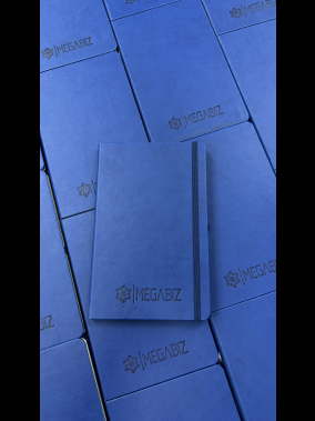 13 x 21 cm Termo Deri Sert Kapaklı Tarihsiz Defter 224 Sayfa 70 gr Ivory Krem Çizgili