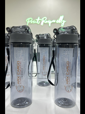 500 ML Detoks Filtreli Plastik Su Şişesi