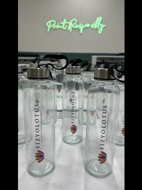 500 ml Cam Matara Şu Şişesi Kılıfsız