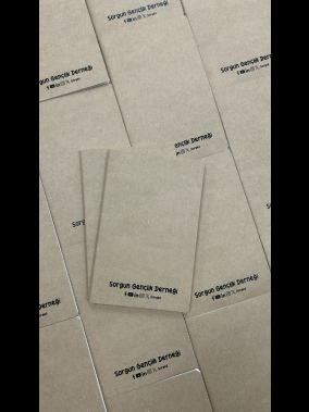 12,5 x 20 cm Kraft Kapak Terzi Dikiş Defter