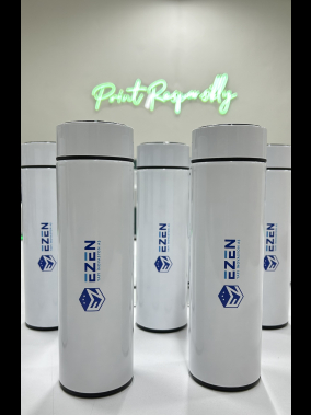 450 ML Isı Derecesi Gösteren Dijital Göstergeli Çelik Termos