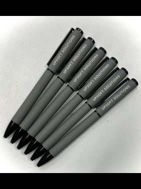 Çevirmeli Rubber Gövde Metal Tükenmez Kalem