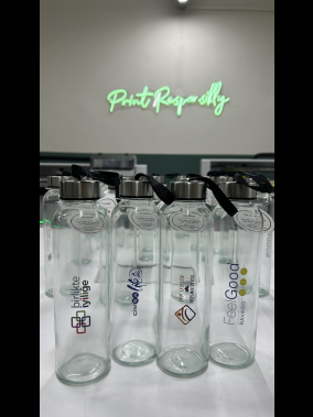 500 ml Cam Matara Şu Şişesi Kılıfsız