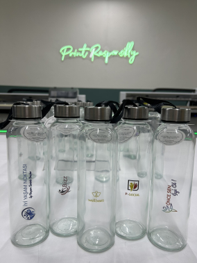 500 ml Cam Matara Şu Şişesi Kılıfsız