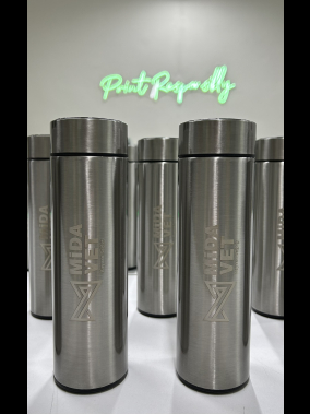 450 ML Isı Derecesi Gösteren Dijital Göstergeli Çelik Termos