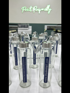 500 ml Cam Matara Şu Şişesi Kılıfsız