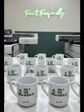 Porselen  Beyaz Bone Promosyon Kupa Bardak - Kutulu